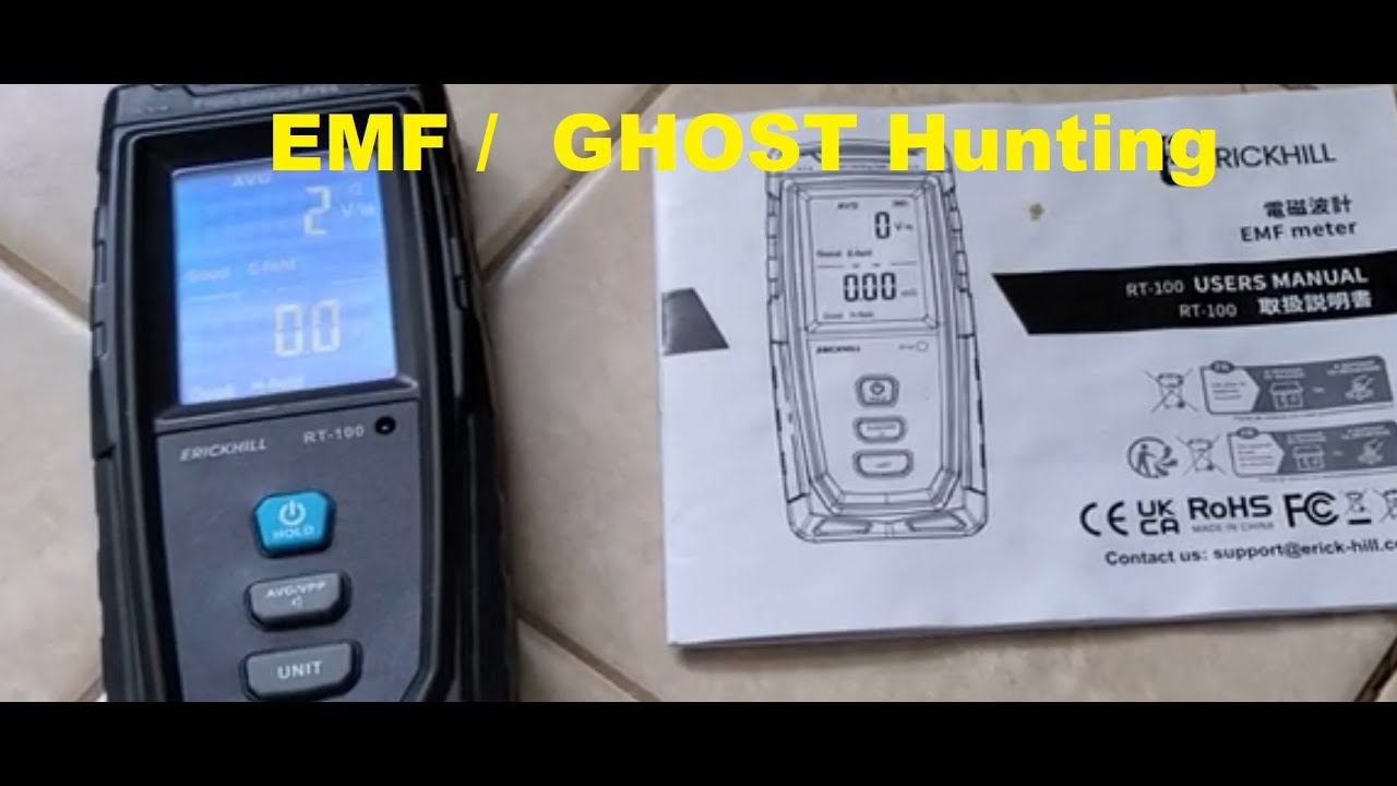 Rangefinder, Rechargeable Digital Electromagnetic Field Radiation Rangefinder, Rechargeable Digital Electromagnetic Field Radiation