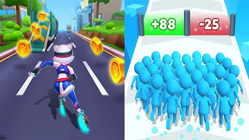 Count Masters VS Runner Heroes - All Levels Gameplay Android,ios (Part 19)
