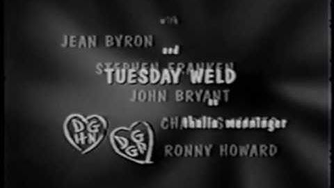 Dobie Gillis Closing Theme Song & credits, February 9, 1960