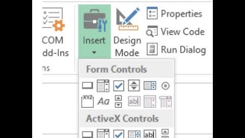 Form Controls and Active X Controls in Developer Tab, is there any difference?