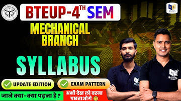 Up Polytechnic 4th Semester Mechanical Engineering Syllabus OUT! | Full Discussion & Exam Guide