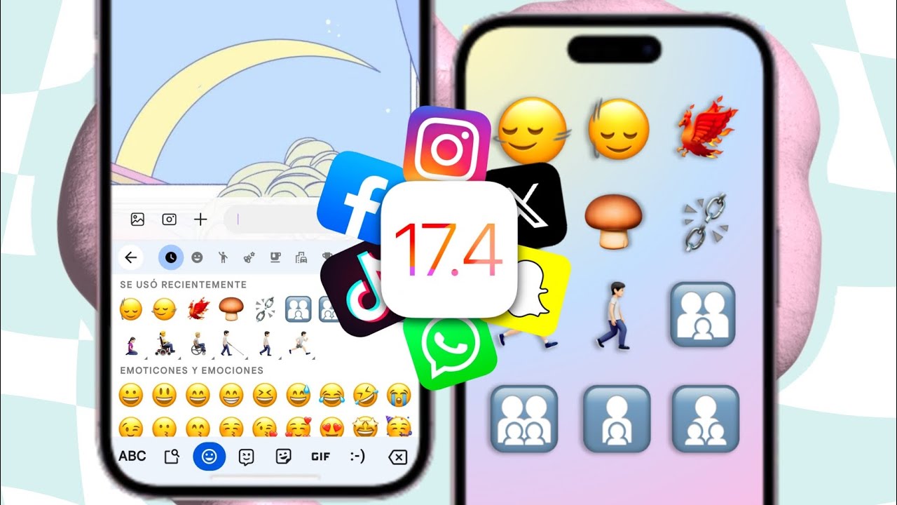 𓈒♡ ੭Cómo TENER EMOJIS de IPHONE en ANDROID 2024 🙂‍↔️🩵 - YouTube