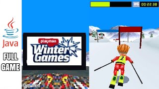 PLAYMAN WINTER GAMES - Java Game (Full Gameplay No Commentary)