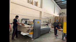 QHPACK semi - auto folder gluer machine máquina plegadora-encoladora semiautomática