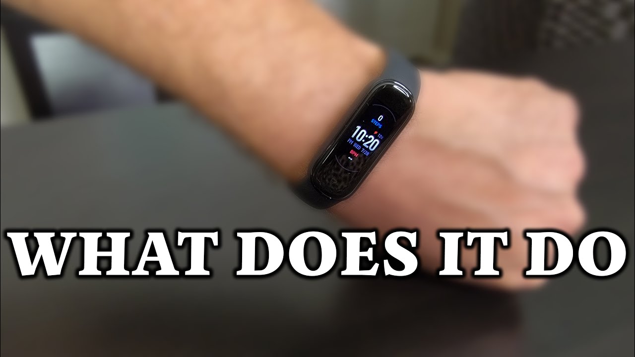 Amazfit Band 5 Fitness Tracker with Alexa Builtin Reviewed YouTube