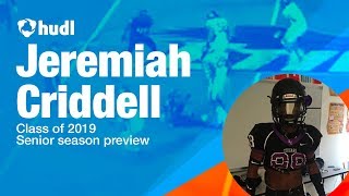 High ranked CB recruit Jeremiah Criddell | Class of 2019