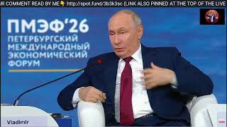 Candace Owens Attends 2026 SPIEF  To Watch President Putin Speech.