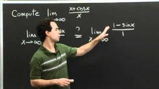 Failure of L'Hospital's Rule | MIT 18.01SC Single Variable Calculus, Fall 2010