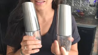 Saicefe Usb Rechargeable Salt And Pepper Mill Adjustable Coarseness, Love Work So Well And Love T