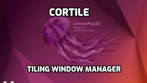 Cortile: tiling window manager in puppylinux