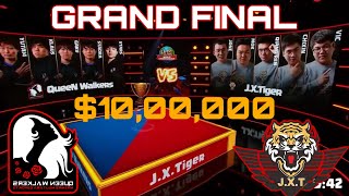 GRAND Final | Queen Walkers VS J.X. Tiger | $1 Million match | World champions challenge coc 2021