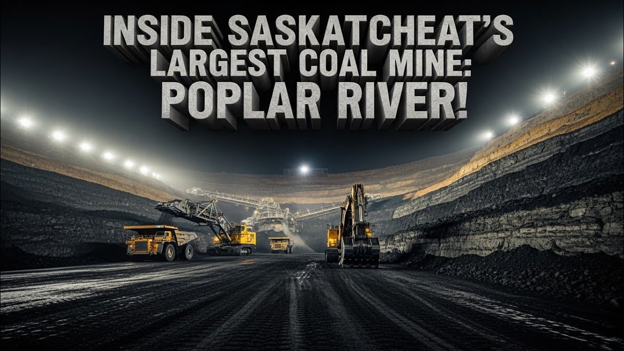 Inside Saskatchewan's Largest Coal Mine: Poplar River!