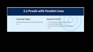 3.3 Proofs with Parallel Lines