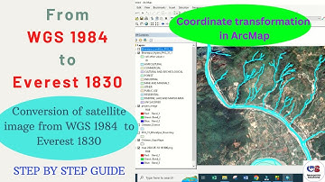 Transforming Coordinate Systems: Converting Satellite Image from WGS 1984 to Everest 1830 in ArcMap