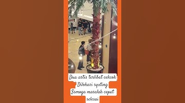 dua artia terlibat cekcok dilokasi syuting #keishaalvaro #dimasanggara #pashaungu #shorts #viral
