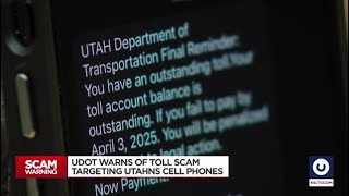 UDOT warns public of new scam that warns drivers of nonexistent toll balances