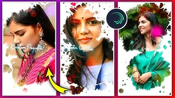 Ink Splash Effect Status Editing in Alight Motion ⚡|Alight Motion Video Editing Tamil