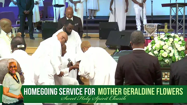 Homegoing Service For Mother Geraldine Flowers