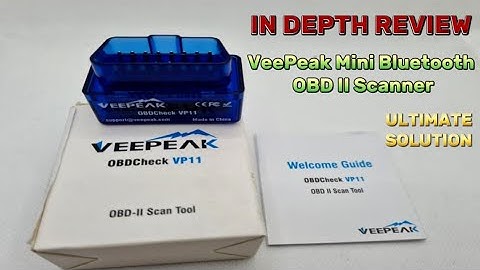 Veepeak Mini Bluetooth OBD II Scanner - Best OBD2 Scanner for Android 2023 |