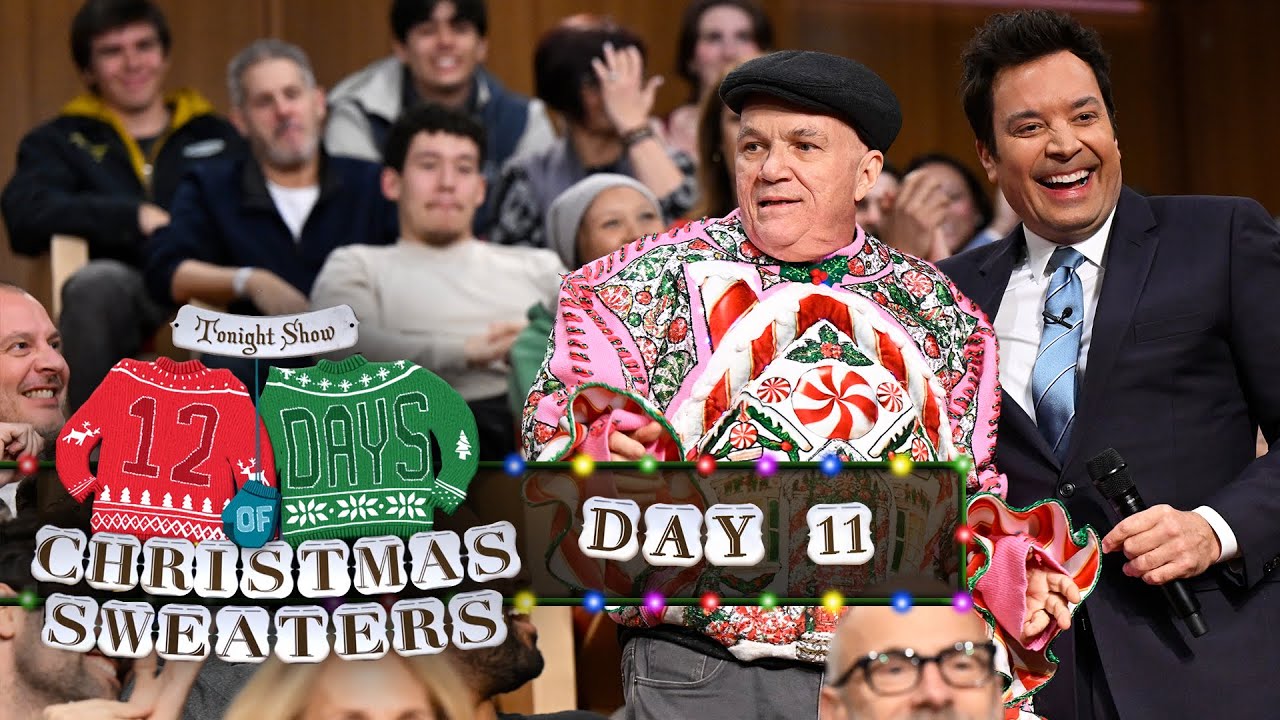Days of Christmas Sweaters 2025: Day 11 | The Tonight Show Starring Jimmy Fallon