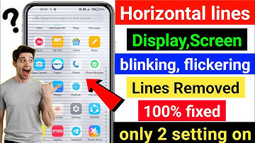 🔥Horizontal lines on mobile screen/phone ki screen par horizontal line kaise hataye/horizontal line🚨