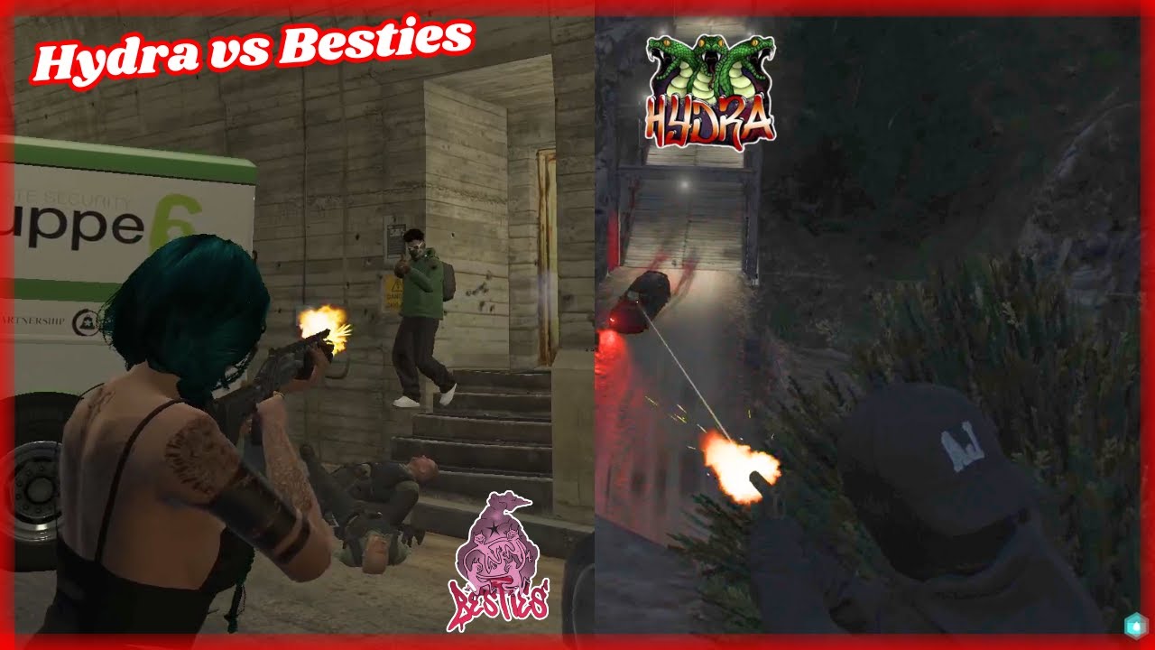 Besties Tries To Counter Hydra Bank Truck (Multi Pov) | NoPixel 4.0 GTARP