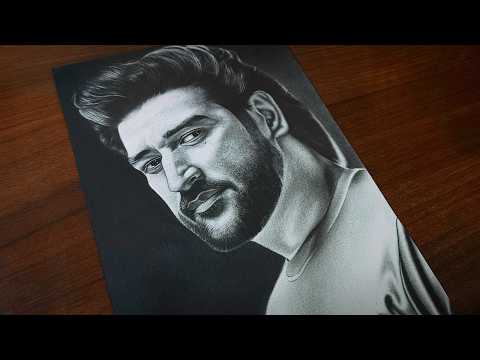M.S Dhoni Realistic Sketch❤🔥