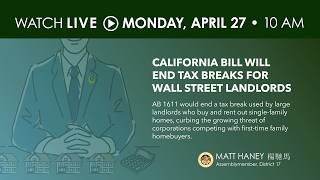 New California Bill Will End Tax Breaks for Wall Street Landlords