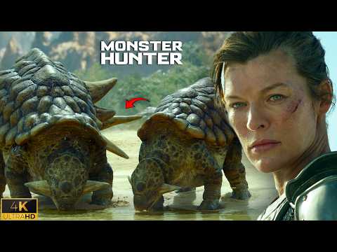 Milla Jovovich Vs Monster Night Attack Scene Monster Hunter