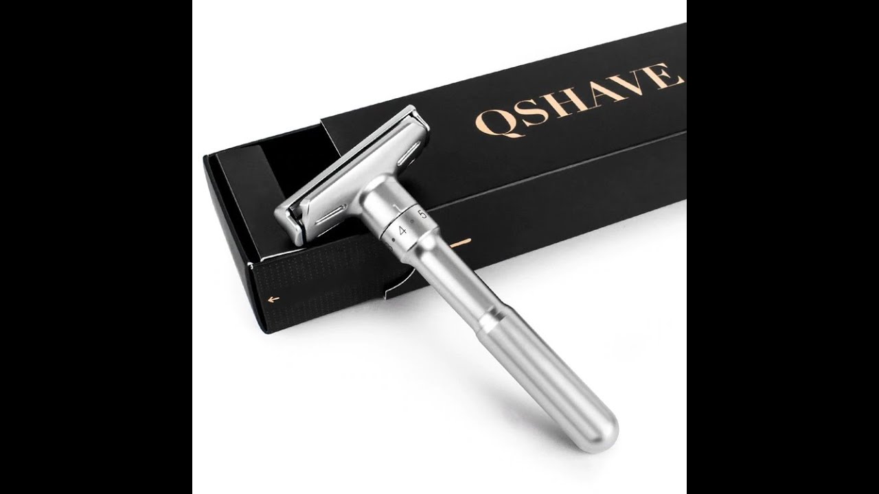 QSHAVE™ ADJUSTABLE SAFETY RAZOR YouTube