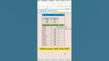 IF Statement in Excel tips and tricks #shortsfeed #shortvideo #shorts #short #excel