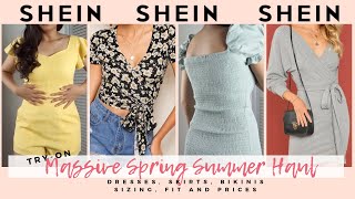 Petite Spring Summer SHEIN Try-On Haul ( Q&#39;s Sizing, Fit, Prices and Shipping)