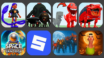 Poppy Playtime 5 Monster Lily Lovebraids new talent with every stage of Omnidroi VS Sandbox In Space