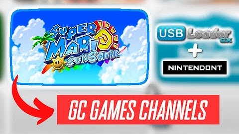 MAKE GAMECUBE game CHANNELS for your Wii