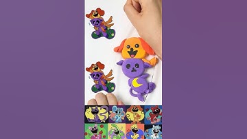 🍄What color do mixed Smiling Crtitters make?#shorts #colormixing #smilingcritters #dogday #catnap