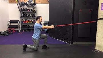 Band Split Squat+Row