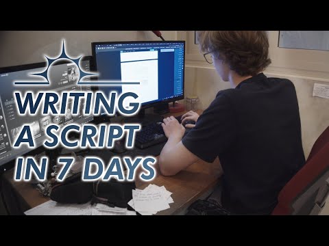 Writing a feature film script in 7 days?