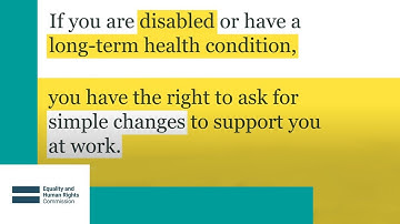 Workplace adjustments animation explainer