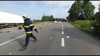 Accident grav de circulație pe DN2-E85, miercuri 07 iunie 2023 în zona localității Călimănești