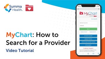 How to Search for a Provider in MyChart - Step by Step Video Tutorial | Summa Health