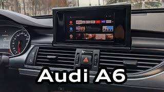 Video streaming on RMC Audi A6 C7 Android / ChromeCast Mirroring via HDMI video streaming