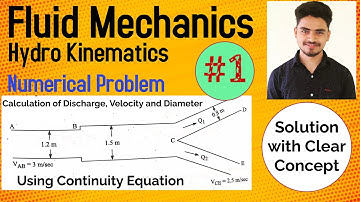 Hydro Kinematics Numericals | Fluid Mechanics | Continuity Equation | Fluid Kinematics