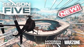 SEASON 5 FIRST GAMEPLAY STADIUM CHANGES \& LOOT TRAIN! (MODERN WARFARE WARZONE)