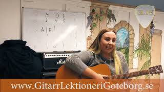 Gitarrlektioner I Göteborg - Elevomdöme Sofia Johansson