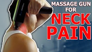 The RIGHT WAY To Massage Gun Your Neck | Taught By A Physical Therapist