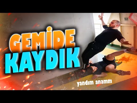 TARİHİ BATIK GEMİDE DEV PARKUR YAPTIK !