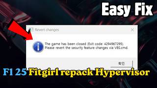 Download lagu F1 25 Fitgirl repack Hypervisor (Easy Fix)