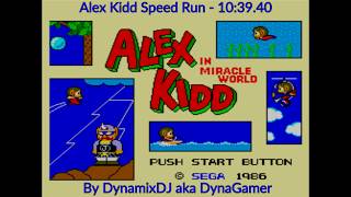 Alex Kidd in Miracle World Speed-run 10:39 (Glitches)