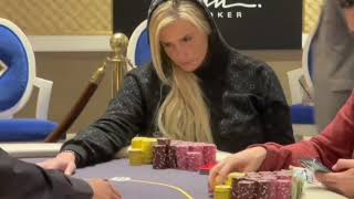 Vanessa Kade final table #Wynn millions #poker tournament Congrats Tony Sinishtaj 1st for $1,655,952