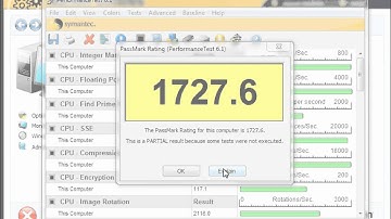 Norton Utilities Performance Test